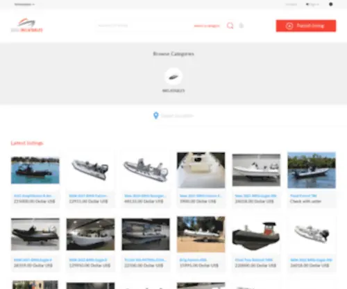 Usedinflatables.com(NEW AND USED INFLATABLE AND RIB BOATS FOR SALE) Screenshot
