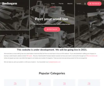 Usedlongarm.com(List your used Longarm for free) Screenshot
