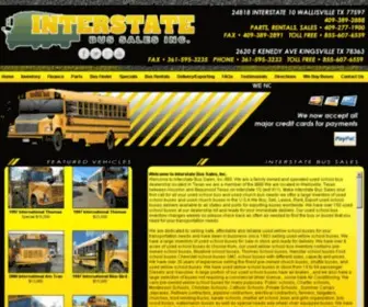 Usedschoolbusesonline.com(Interstate Bus Sales Inc) Screenshot