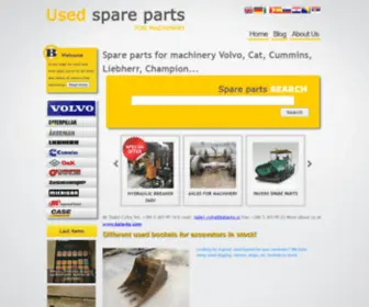 Usedspareparts.net(Spare parts for machinery) Screenshot