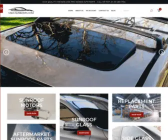 Usedsunroofs.com(usedsunroofs) Screenshot