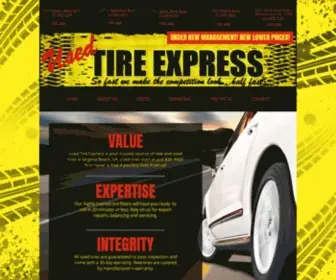 Usedtireexpress.com(Used Tire Express) Screenshot