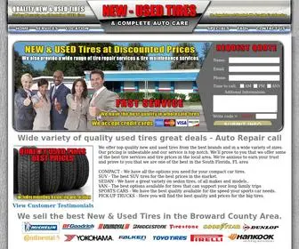 Usedtiresbrowardcounty.com(Tire repair New & Used Tires in the Broward County) Screenshot