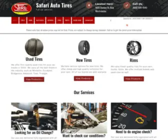 Usedtirevancouver.com(Safari Auto Tires) Screenshot