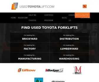 Usedtoyotalift.com(Liftow Limited) Screenshot