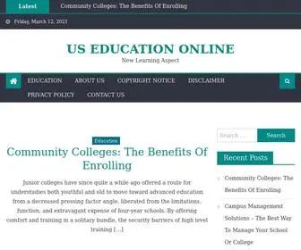 Useducationonline.com(New Learning Aspect) Screenshot