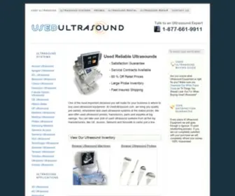 Usedultrasound.com(Buy Used Ultrasound Machines) Screenshot