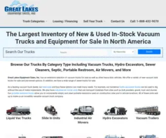 Usedvacuumtrucks.com(Vacuum Trucks For Sale) Screenshot