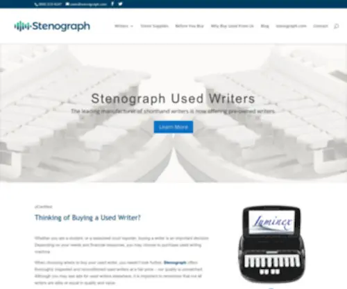 Usedwriters.com(Used Writing Machines) Screenshot