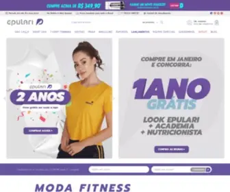 Useepulari.com.br(Epulari: Moda Fitness Evangélica Inovadora e Funcional) Screenshot