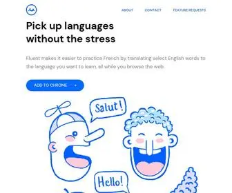 Usefluent.co(Learn a New Language) Screenshot