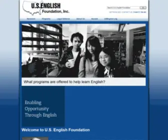 Usefoundation.org(US English Foundation) Screenshot