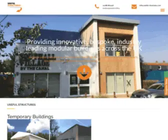 Useful-Structures.com(Temporary Buildings & Temporary Warehouses Online) Screenshot