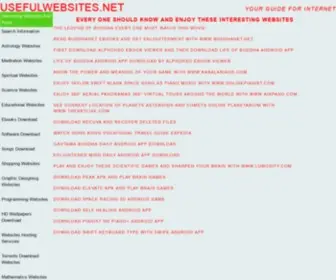 Usefulwebsites.net(Most Useful Websites On The Internet) Screenshot
