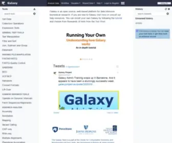 Usegalaxy.org(Galaxy is a community) Screenshot