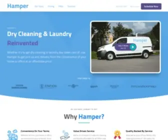 Usehamper.com(Dry Cleaning & Laundry Delivery Houston) Screenshot