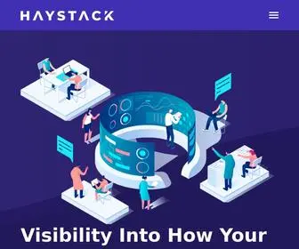 Usehaystack.io(Visibility Into How Your Software Team Works) Screenshot