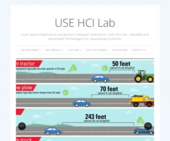 Usehci.org(UCSC Spatial Experience and Human Computer Interaction (USE) Screenshot