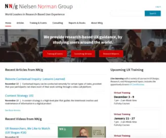 Useit.com(Nielsen Norman Group) Screenshot