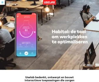 Uselab.com(Digital Product Agency in Amsterdam) Screenshot