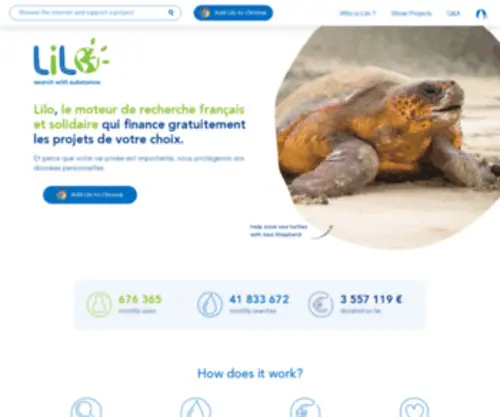 Uselilo.org(Avec Lilo) Screenshot