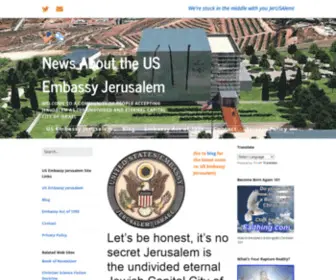Usembassyjerusalem.com(US Embassy Jerusalem) Screenshot