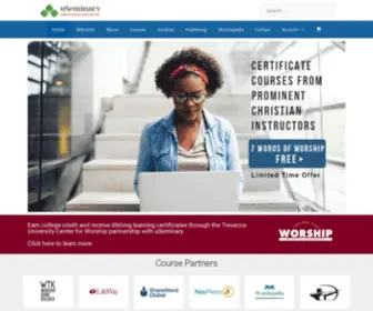 Useminary.org(Start learning today from some of the world’s most prominent Christian instructors) Screenshot