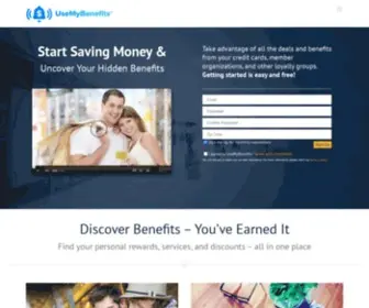 Usemybenefits.com(Uncover Your Hidden Benefits) Screenshot