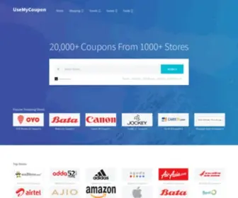 Usemycoupon.com(Coupon, Cashback, Offer and Promo Code) Screenshot