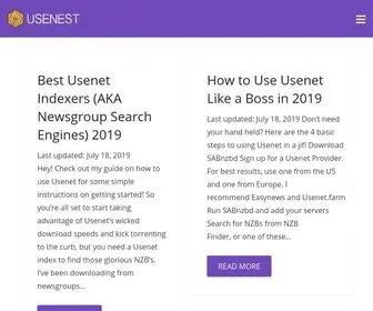 Usenest.net(Everything You Need to Know about Using Usenet in 2020) Screenshot