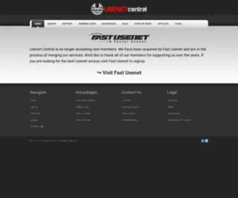 Usenetcentral.com(Usenet Newsgroups Service by Usenet Central) Screenshot