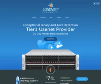 Usenetexpress.com(Usenet Newsgroup Service Provider) Screenshot