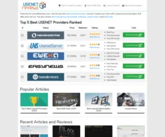Usenetreviewz.com(Usenet Provider) Screenshot
