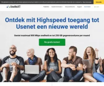 Usenext.nl(USENEXT and the Usenet) Screenshot