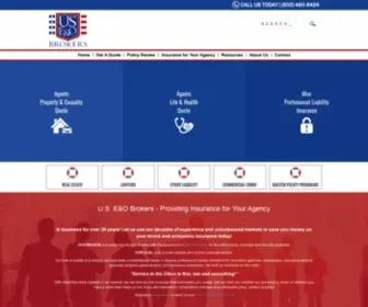 Useo.com(E & O and Professional Liability Insurance for the Insurance Industry) Screenshot