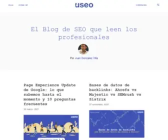Useo.es(El blog de SEO que leen los profesionales) Screenshot
