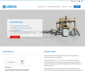 Useongroup.com(China Plastic Extrusion Machine Manufacturer) Screenshot