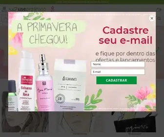 Useorganico.com.br(Cosméticos Veganos) Screenshot