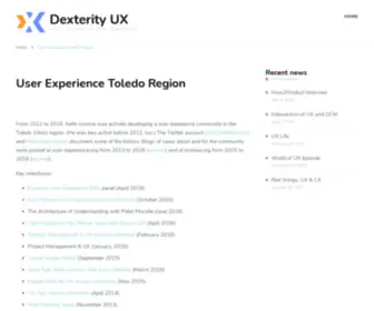 User-Experience.org(Dexterity UX) Screenshot