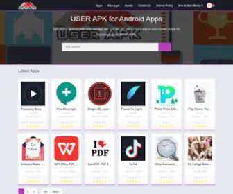 Userapk.net(Upload Apk File and earn money .Download Android Apk Mod paid apps for free) Screenshot