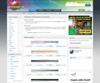 Userbars.be(The best userbar site on the web) Screenshot