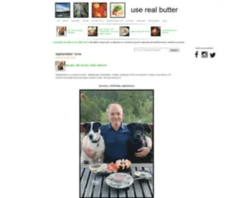 Userealbutter.com(Use real butter) Screenshot