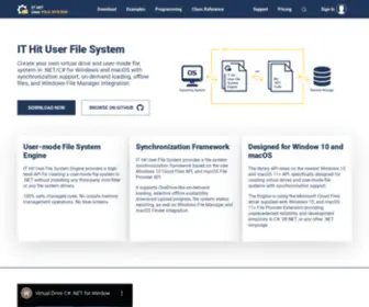 Userfilesystem.com(Virtual Drive and User) Screenshot