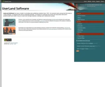 Userland.com(UserLand Software) Screenshot