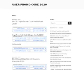 Userpromocode.com(User Promo Code) Screenshot