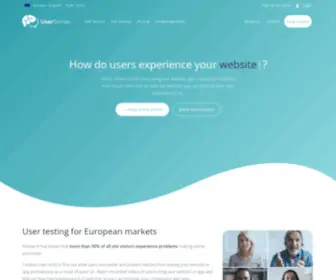 Usersense.io(Remote user tests and interviews) Screenshot