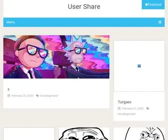 Usershare.net(Dit domein kan te koop zijn) Screenshot