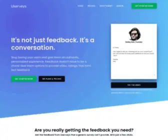 Userveys.com(Personal) Screenshot