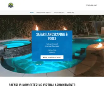 Usesafari.com(Safari Landscaping & Design) Screenshot