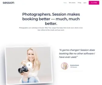 Usesession.com(Online Booking System for Photographers) Screenshot